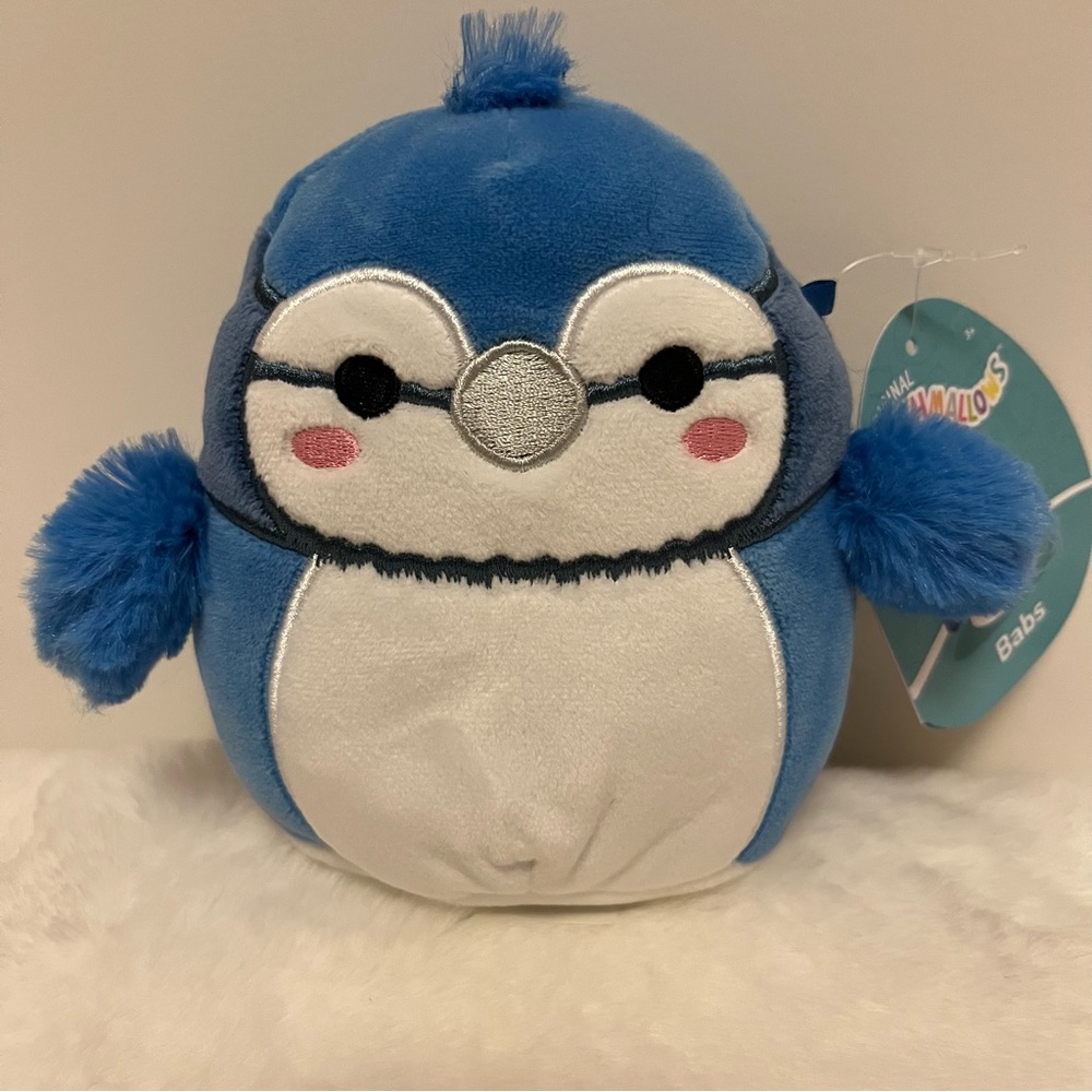 Squishmallow Babs Blue Jay 🐦, 5” New